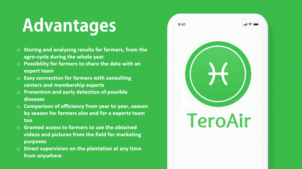 Advantages of the TeroAir application
